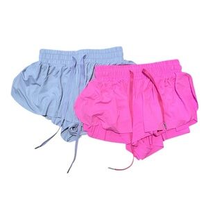 Katie J NYC Girls “Farrah” Shorts/Skorts in Pink and Lilac